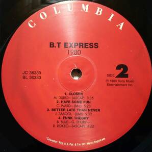 【LP Soul】B.T. Express「1980」US盤 シュリンク付 Have Some Fun 他 収録！の画像5