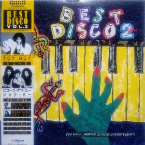 【LP Euro Beat】V.A Best Disco Vol. 2 JPN盤 The Cover Girls.Sinitta.他 収録！