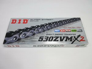 激安　新品　ZVM-X2シリーズチェーン 530ZVM-X2 スチール 【カシメ(ZJ)ジョイント付属】　106ZB　売り切り