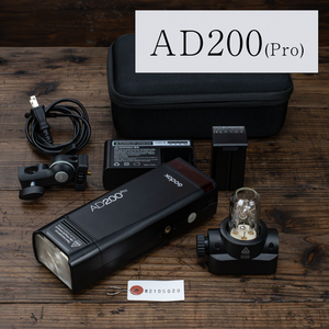 【状態良好】フルセット Godox AD200 pro スピードライト フラッシュ ゴドックス ストロボ 1円 Nikon Sony Canon EOS カメラ 一眼レフ 20