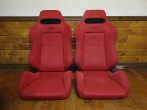 ★RECARO SR3 レッド Type-R純正 左右セット★ 