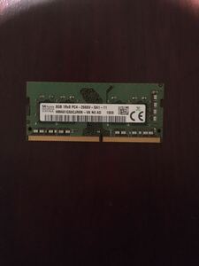 Hynix 8GB PC4-21300 DDR4-26ubia 260-Pin SODIMM 1.2V シングルランクメモリーモジュール HMA81GS6CJR8N-VK