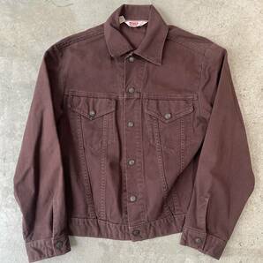 希少！超美品！USA製！70s LEVIS 70505 コットンジャケット トラッカー ジージャン リーバイス 3rd 4th(38)の画像1