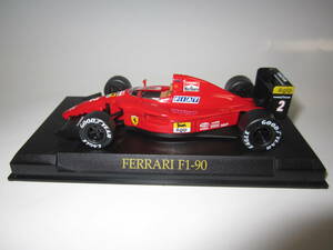 即決 イクソ製 アシェット 1/43 フェラーリ F1-90(641/2) 1990年 №1 アラン・プロスト車改造 №2 ナイジェル・マンセル　マルボロ仕様