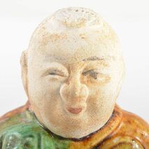 中国美術　唐三彩　陶人形　人物像　置物　時代箱　古玩　CLAY_画像8