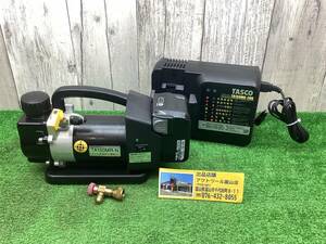 【中古品】TASCO オイル逆流防止弁付 充電式シングルステージ真空ポンプ TA150MR-N●アクトツール富山店●レジ