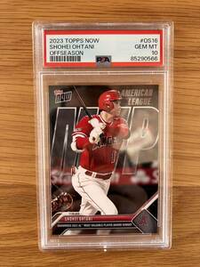 大谷翔平 Topps Now MVP受賞記念カード Shohei Ohtani PSA 10