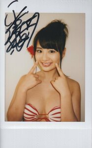 平嶋夏海 直筆サイン入 チェキ写真 検) ポラロイド写真 生写真 AKB48 ■P