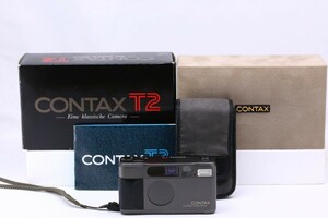 【良品】CONTAX/コンタックス T2 チタンブラック Carl Zeiss Sonnar 38mm F2.8 T* #12257