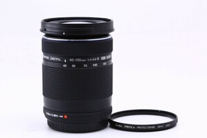 【超美品】 OLYMPUS オリンパス M.ZUIKO DIGITAL ED 40-150mm F4.0-5.6 R ブラック ＃12289