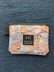 EYL mini wallet "One Shot" X-Pac Pink Leopard/UL/山と道