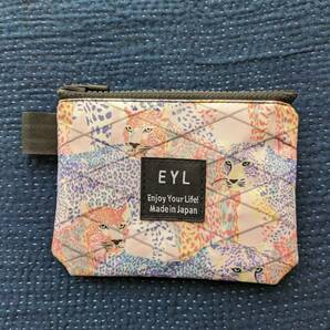 EYL mini wallet "One Shot" X-Pac Pink Leopard/UL/山と道の画像1