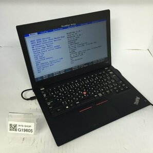 ジャンク/ LENOVO 20KES2E600 ThinkPad X280 Intel Core i3-8130U メモリ4.1GB SSD256.06GB 【G19605】の画像1