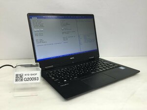 ジャンク/ NEC PC-VKA10HGG6QD3 Intel Core m3-7Y30 メモリ4.1GB ストレージ無し 【G20093】