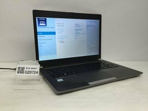 ジャンク/ TOSHIBA dynabook R63/H PR63HTA4347AD11 Intel Core i5-8250U メモリ8.19GB SSD128.03GB 【G20724】