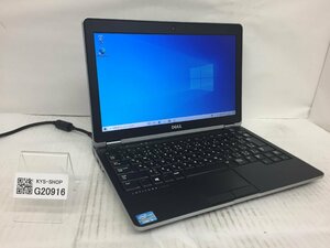 ジャンク/Dell Latitude E6230/Core i3 3130M 2.60GHz/320GB/4GB/12.5インチ/Windows10 Home/第3世代/AC欠品