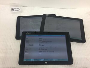 ジャンク3台セット/FUJITSU ARROWS Tab Q506/Atom X5-Z8500 1.44GHz/64GB/4GB/10.1インチ/高解像度