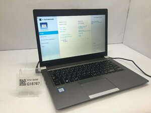 ジャンク/ TOSHIBA dynabook R63/G PR63GBA1337AD11 Intel Core i5-6300U メモリ4.1GB SSD128.03GB 【G16767】