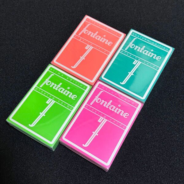 Fontaine cards NEON PANTONE