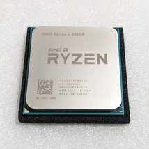 ■AMD Ryzen 5 2600X AM4 デスクトップ CPU Pinnacle Ridge 正規動作品_画像1