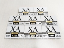 ■8本】AXIA XA DAT テープ 120分 90分 R-120 R-90 Digital Audio Tape 未開封 富士写真フイルム_画像1