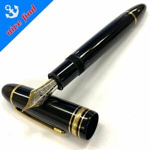 ◆モンブラン MONTBLANC◆マイスターシュテュック No.149 万年筆 ブラック ゴールド ペン先18K 4810 750 筆記用具 文房具 事務用品