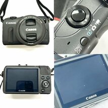 レンズセット◆キャノン◆EOS M DS126391 本体 CANON LENS EF-M 22mm 1:2 STM ミラーレス一眼 デジタル カメラ ボディ バッグ付 動作未確認_画像2