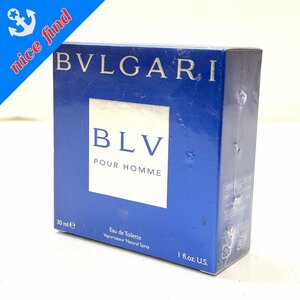 美品/未開封◆ブルガリ BVLGARI◆ブルー プールオム オードトワレ BLV POUR HOMME 30ml メンズ 香水 フレグランス パフューム