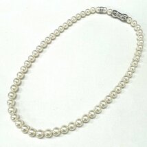 美品◆ミキモト MIKIMOTO◆パール ネックレス KZ-0355FF 約7.2mm K18 レディース アクセサリー 証明書/箱/ケース付 真珠 ジュエリー_画像2