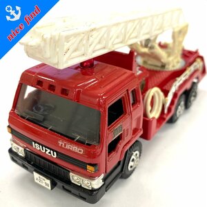 ◆ヨネザワ Yonezawa◆ダイヤペット いすゞ ラダー消防車 ISUZU LADDER FIRE ENGINE 1/55スケール T-20 赤系塗装 はしご車 ミニカー 本体