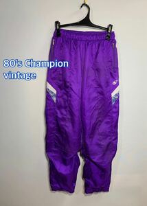 80's 訳あり当時モノ■Champion チャンピオントラックパンツ vintage: L☆TS-239