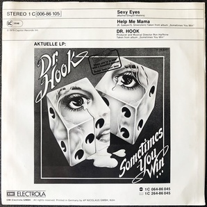 【Disco & Soul 7inch】Dr. Hook / Sexy Eyesの画像2