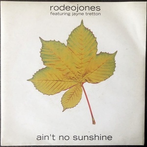 【Disco & Soul 7inch】Rodeo Jones / Ain't No Sunshine