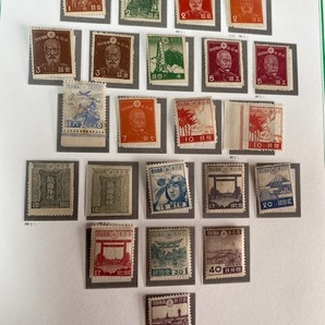 日本切手 1941年大屯,次高タロコ国立公園シート ほか ポストーク計4枚 ①の画像6