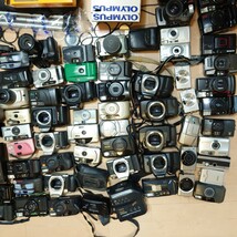 Ｊ1）１円スタート　ジャンクカメラ大量まとめ売り　セット　光学 フィルムカメラ　コンパクト　一眼レフ Nikon Canon OLYMPUS PENTAX_画像2