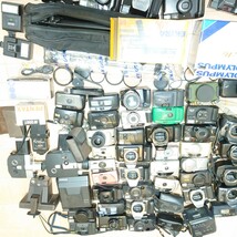 Ｊ1）１円スタート　ジャンクカメラ大量まとめ売り　セット　光学 フィルムカメラ　コンパクト　一眼レフ Nikon Canon OLYMPUS PENTAX_画像9