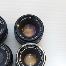 お4）１円スタート　ジャンク単焦点レンズまとめ売り　M42マウント PENTAX YASHICA　FUJIFILM マニュアル　MF 動作未確認_画像6