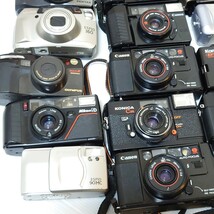 Ｊ８８）１円スタート　ジャンクカメラまとめ売り　コンパクト　光学　大量セット Canon MINOLTA Konica OLYMPUS　フィルム Pentax_画像6