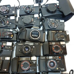 ゆ88）１円〜 ジャンクカメラまとめ売り 光学 大量セット Canon MINOLTA OLYMPUS YASHICAKodak フィルムカメラ コンパクトの画像3
