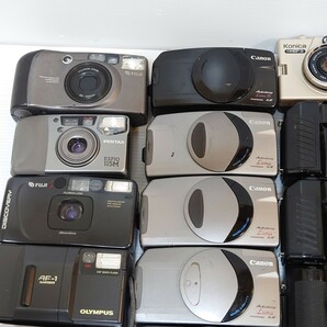 よ1）１円〜 ジャンクカメラまとめ売り OLYMPUS Canon PENTAX コンパクト フィルムカメラ 光学 FUJIFILM 大量セットの画像2