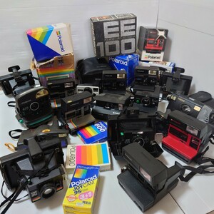 TO）１円〜　ジャンクカメラまとめ売り インスタントカメラ Polaroid ポラロイド　光学　大量セット　訳あり　