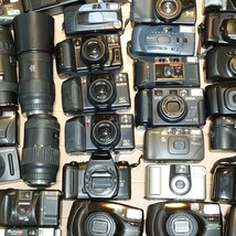 TW）１円〜　ジャンクカメラまとめ売り　大量セット　光学 Canon PENTAX MINOLTA OLYMPUS フィルムカメラ コンパクトカメラ　一眼レフ_画像2