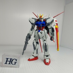 W-80g 3/18 HG エーラストライク ガンダム 塗装品 同梱可 ガンプラ ジャンク