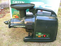 GreenPower スロージューサーGP-E1503　野菜しぼり器しぼるくん スムージー Juice Extractor_画像1