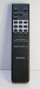 SONY カセットデッキ用リモコン RM-J701