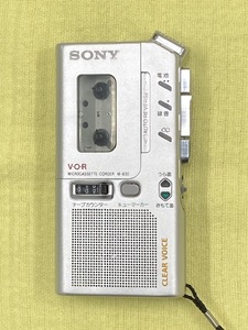 返品可　SONY マイクロカセットテープレコーダー　M-830　メンテナンス（整備済み）　