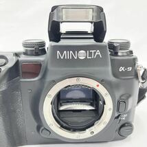 動作品　MINOLTA ミノルタ a-9 フィルム一眼レフ/レンズ　AF ZOOM 24-85mm 1:3.5-4.5 R店0227_画像6