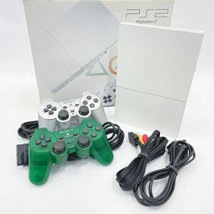 ゲーム起動確認済み SONY ソニー PlayStation2 プレステ2 SCPH-90000 セラミックホワイト ゲーム機 箱付き R尼0220〇