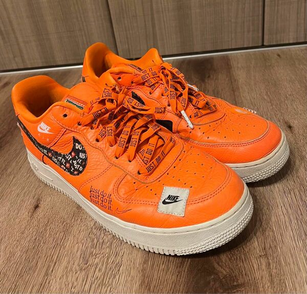 エアフォース1 オレンジ　AIR FORCE 1 07 PRM JDI エアフォースプレミアムジャストドゥイット　28cm