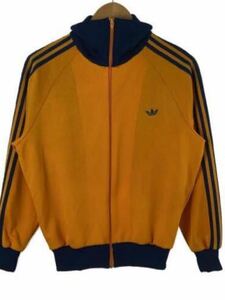 80s adidas トラックジャケット デサント製 2号オレンジ